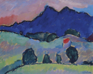 Blue Mountain Print, 1910