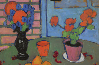 Still Life with Flowers & Oranges Print, 1909