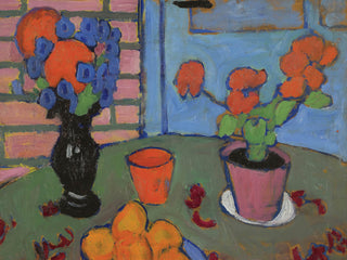 Still Life with Flowers & Oranges Print, 1909