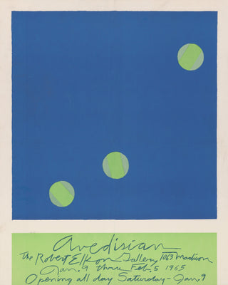 Edward Avedisian American Exhibition Poster, 1965