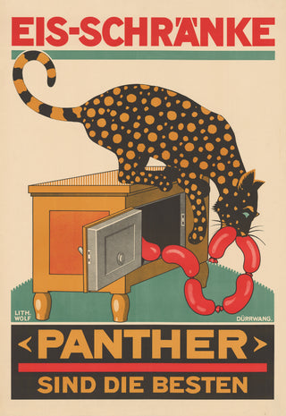Rudolf Dürrwang Swiss Advertisment Poster I, 1900