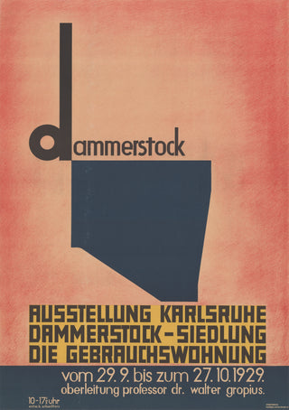 Kurt Schwitters German Exhibition Poster, 1929