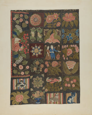 Caswell Carpet Print, Index of American Design