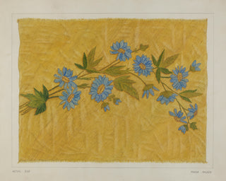 Crewel Embroidery Print, Index of American Design