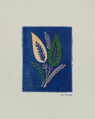 Detail of a Skirt Design Print, Index of American Design