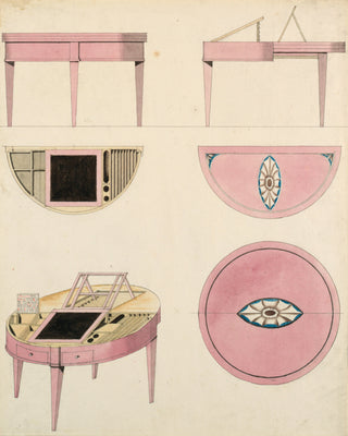 Design for Mechanical Tables Print, 1805