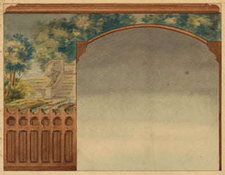 Chateau-sur-Mer Stairway Design Prints Collection (Set of 3), 1872