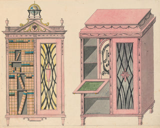 Design for Two Cabinets Prints Collection (Set of 2), 1805