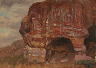 Study of Rocks, Petra Prints Collection (Set of 2), 1868