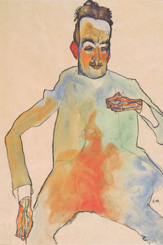 The Cello Player Print, 1910