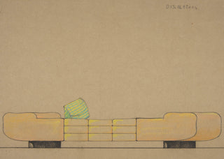 Elevation of a Daybed Print, 1932
