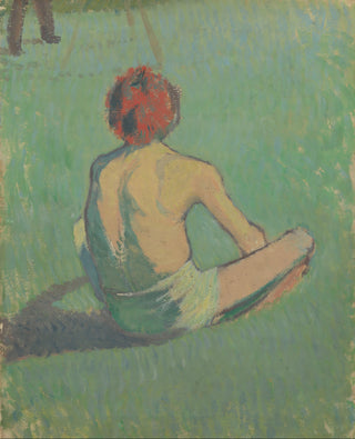 Boy Sitting in the Grass Print, 1886