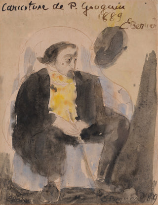 Caricature of Paul Gauguin Print, 1889