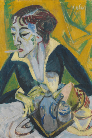 Erna with Cigarette Print, 1938