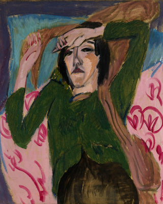 Woman in Green Jacket Print, 1913