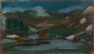 Mountain Landscape Print, 1910