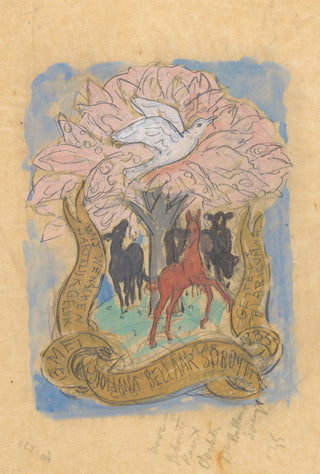 Congratulations on the Birth of Juliana Bellaar Spruyt Print, 1935