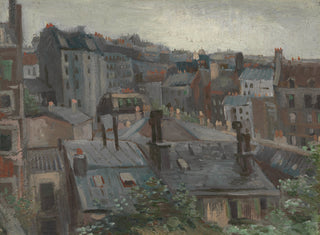 View from Vincent's Studio Print, 1886