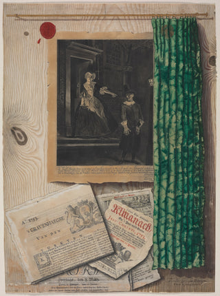 Trompe l'Oeil Still Life Print, 1754
