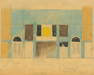 La Femme de Claude Stage Design Print, 1918