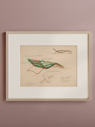 Green Chaise Print, 1945