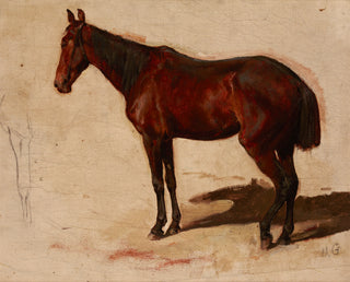 Study of a Horse Print, 1870