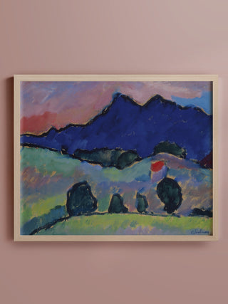 Blue Mountain Print, 1910