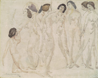 Nine Figures Print, 1921