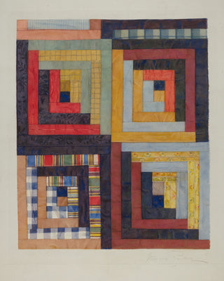 Patchwork Quilt Print, Index of American Design