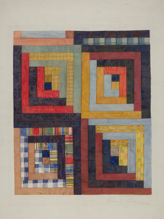 Patchwork Quilt Print, Index of American Design