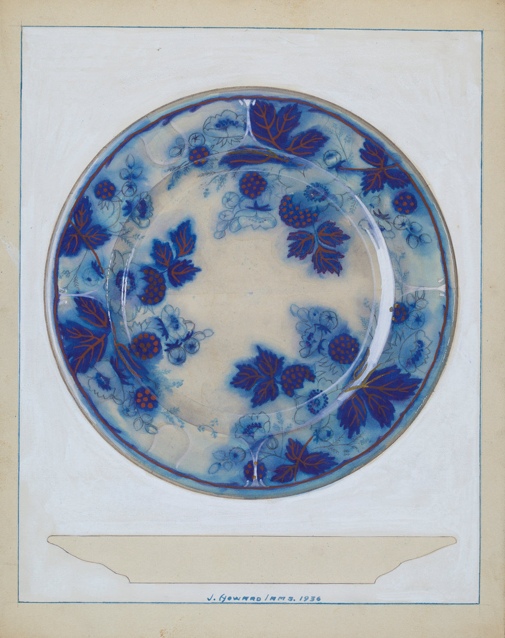 Abigail Bell Plate Print, Index of American Design Quality Report