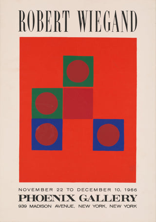 Robert Wiegand American Exhibition Poster, 1966