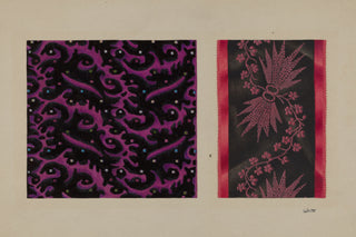 Sample of Silk Print, Index of American Design