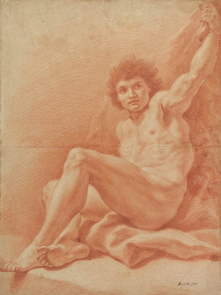 Male Figure Study Print, 1724
