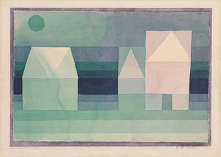 Three Houses Print, 1922