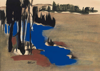 Untitled Gouache on Paper Print, 1960-1969