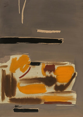 Untitled Oil & Gouache On Paper Print, 1959-1963