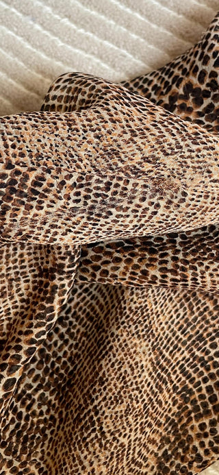1990s Snakeskin Silk Bustier Dress (2)