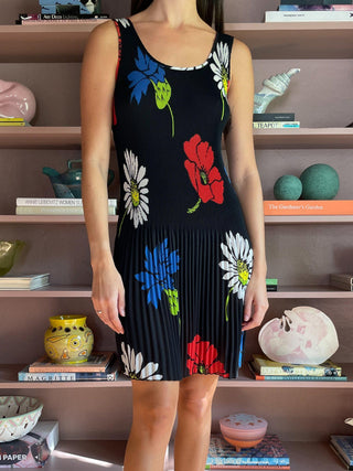 1990s Vivienne Tam Floral Dress (S)