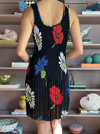 1990s Vivienne Tam Floral Dress (S)