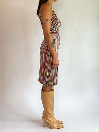 2000s Christian Lacroix Striped Dress (S-M)