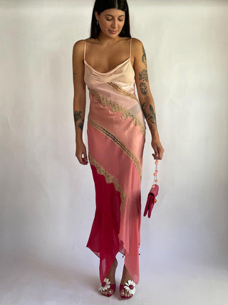 2000s Chanel Magenta Quilted Lambskin Lucite Hinge and Chain Strap Bag, Made in France