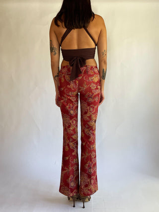 1990s-00s Rampage Printed Low Rise Pants (2-4)