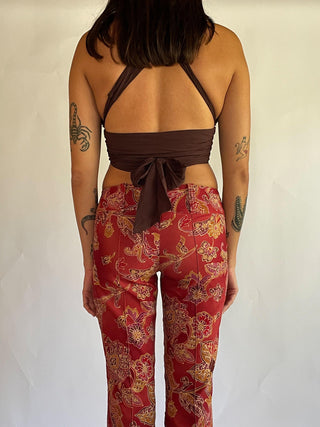 1990s-00s Rampage Printed Low Rise Pants (2-4)