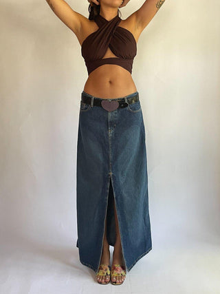 1990s Tres Fiores Enamel Heart Belt (29"-32")