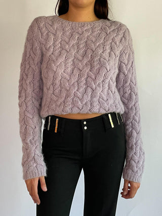 2000s Belt Detail Mid Rise Pants, Made in France (4)