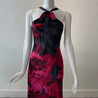 Tuleh Floral Silk Gown (S/M)