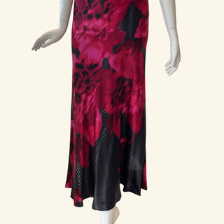 Tuleh Floral Silk Gown (S/M)