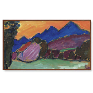 Red Evening / Blue Mountains Print, 1910