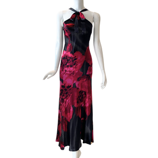 Tuleh Floral Silk Gown (S/M)